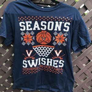 UNIVERSITY OF VIRGINIA holiday basketball tee